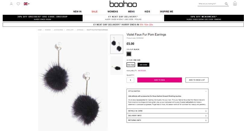 Boohoo & TK Maxx among online retailers selling real fur labelled as fake