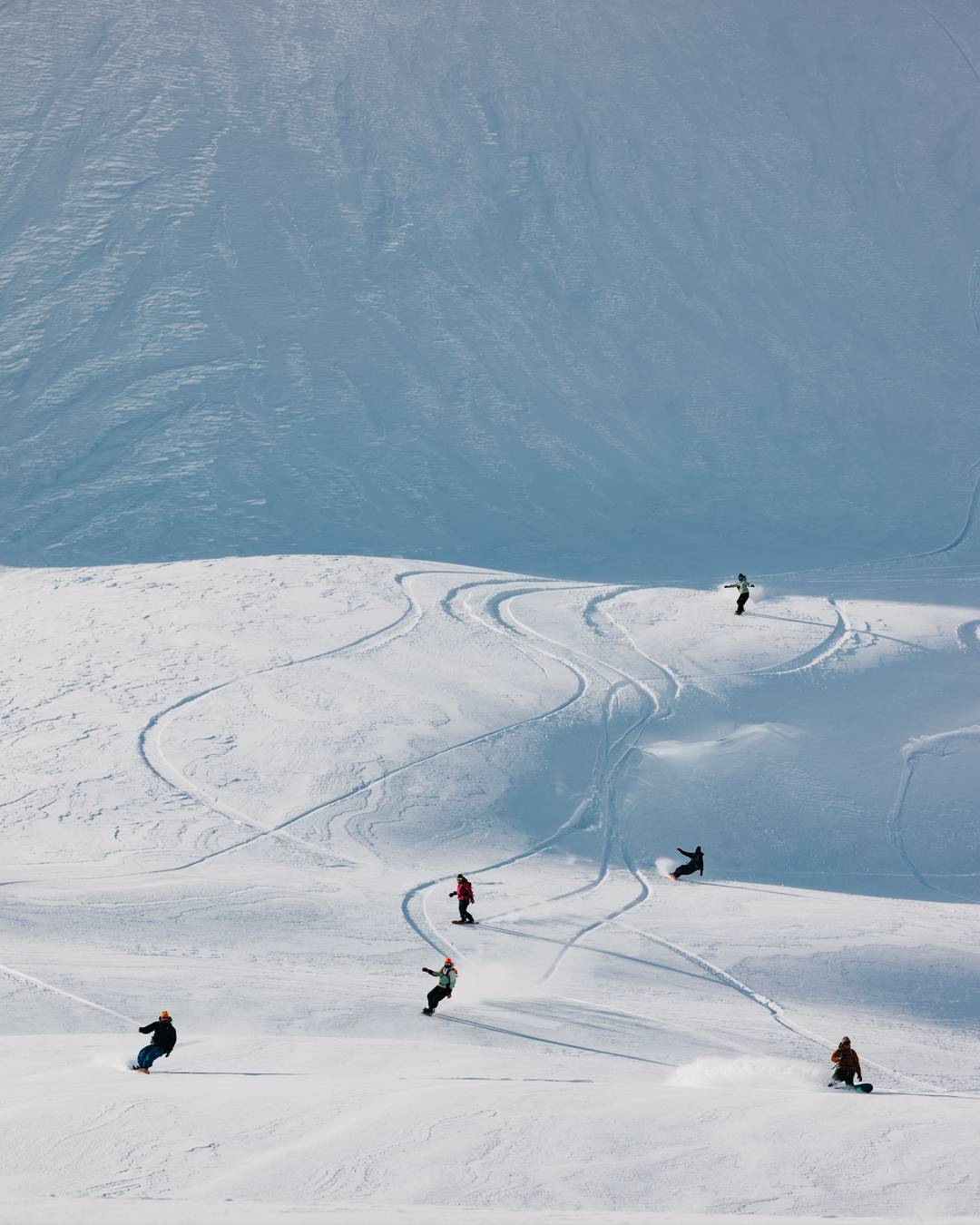 Snowboarder von Burton.