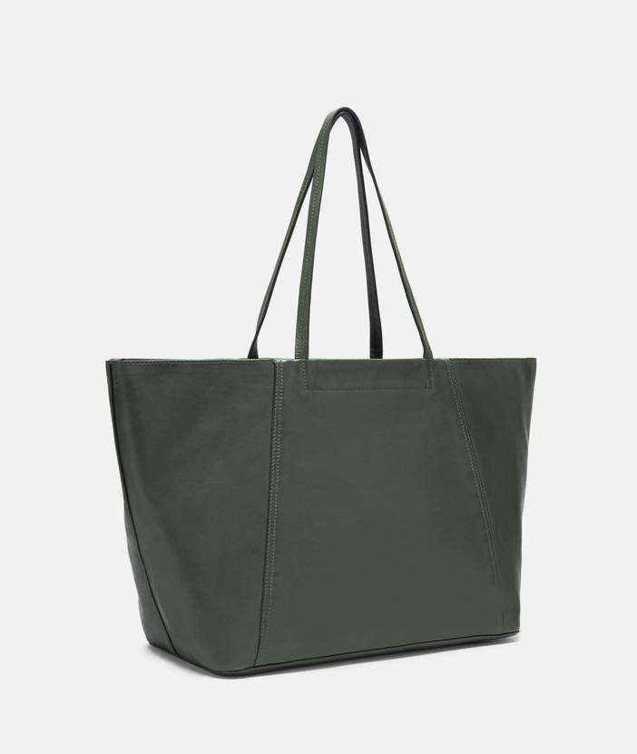 Großer Shopper aus Leder - Grün | liebeskind berlin