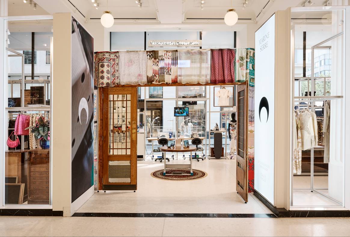 Marine Serre residency at Selfridges. Image: Selfridges