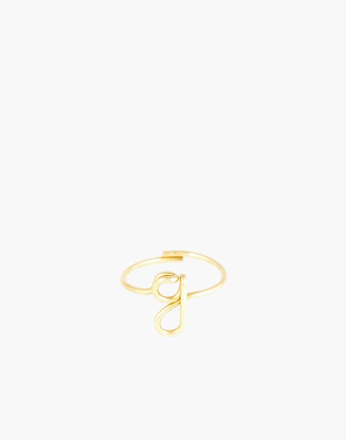 Atelier Paulin™ Poetic Letter Ring | Madewell