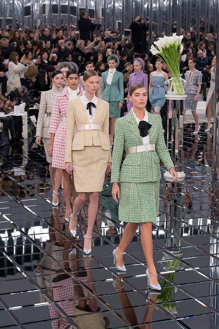 Chanel goes for golden age Hollywood glamour in Paris couture show