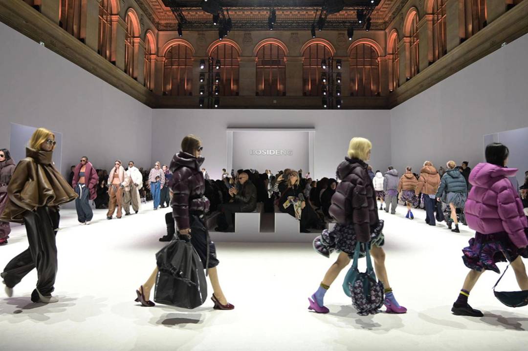 Bosideng défilé FW Paris octobre 2025
