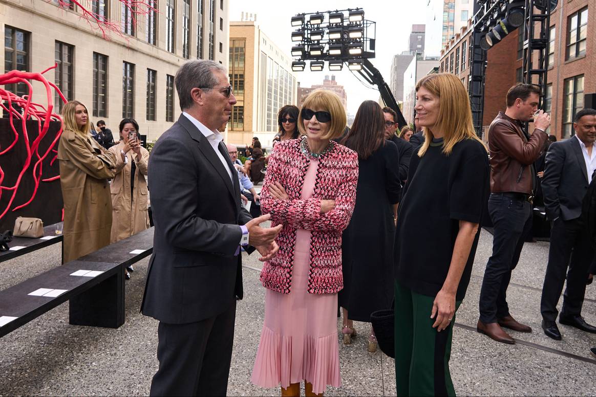 Anna Wintour au défilé Coach SS25.