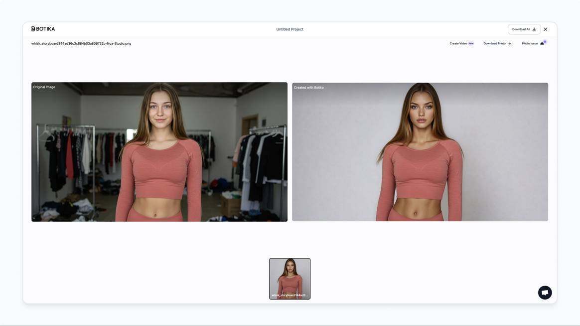 Botika Ai generated model