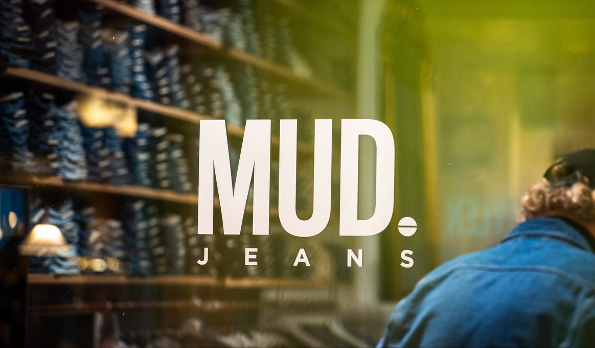 Mud Jeans in Amsterdam.