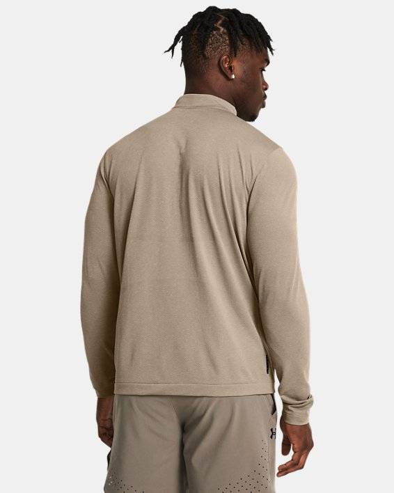 Vanish Elite Seamless Oberteil mit ¼ Zip für Herren Schwarz | Under Armour
