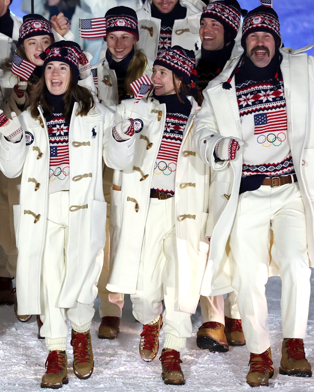 Team USA in Ralph Lauren at the 26 Winter Olympics.