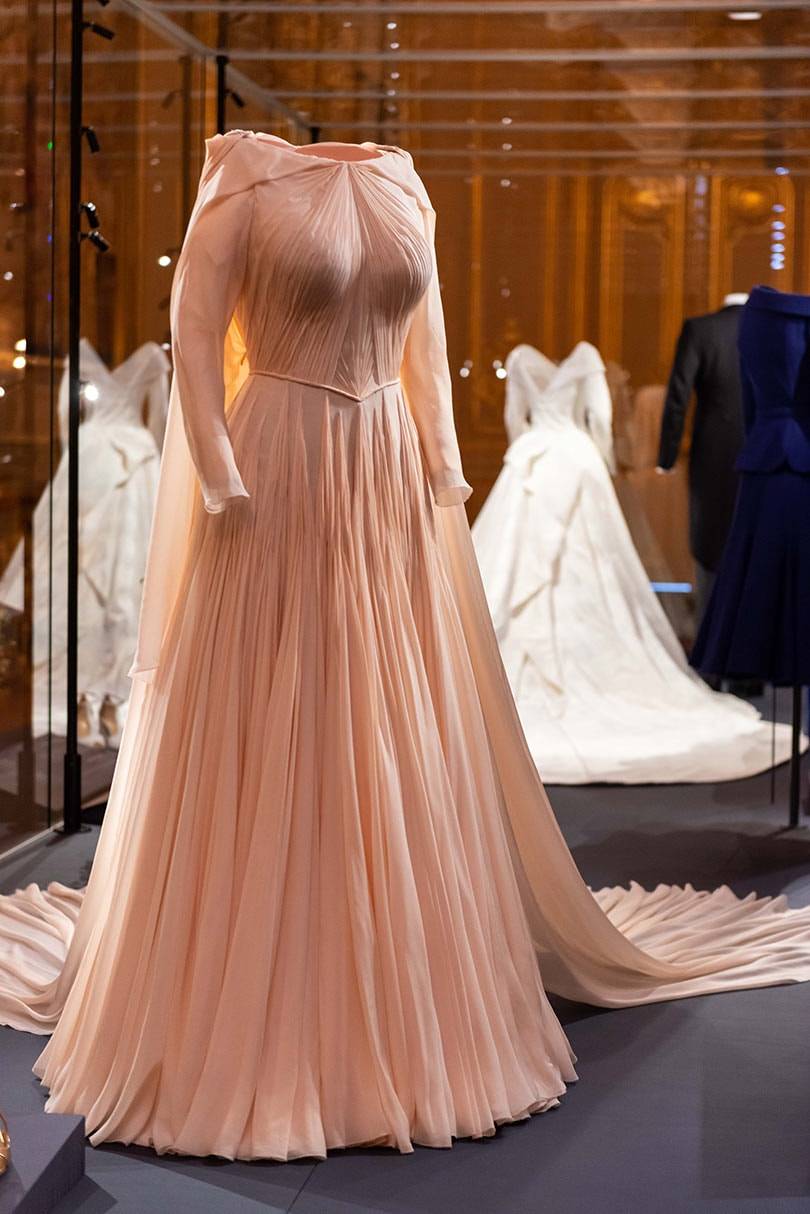 Princess Eugenie’s wedding dress goes on display