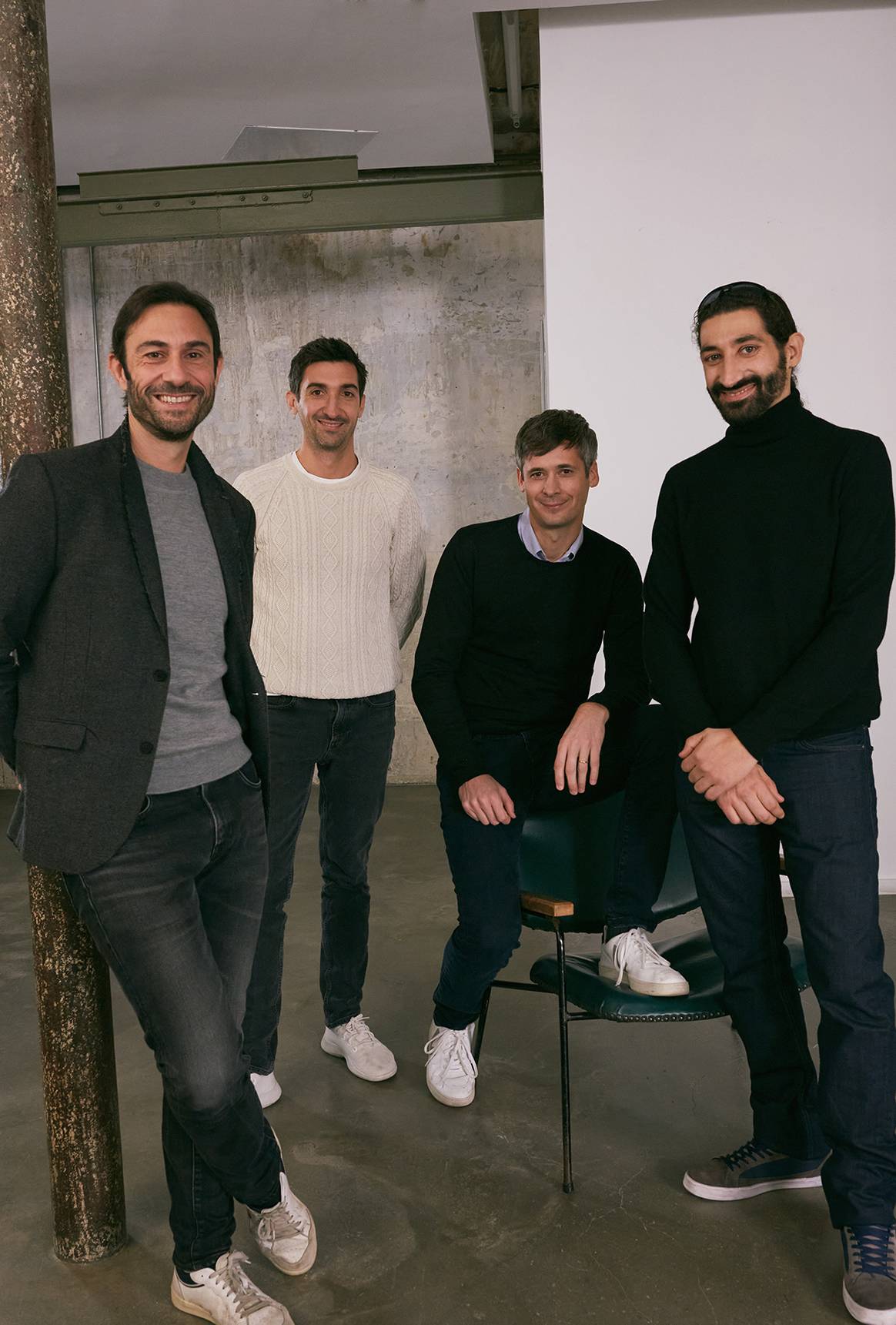 Photo Credits: Equipo directivo de Ankorstore, formado por sus cuatro cofundadores (de izq. a dcha.) Nicolas Cohen, Pierre-Louis Lacoste, Nicolas d’Audiffret y Mathieu Alengrin.