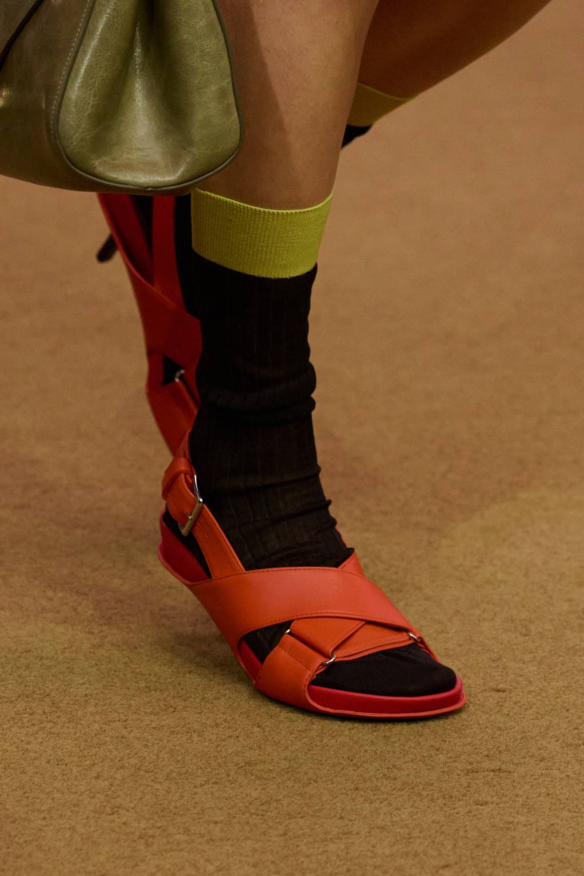 The footbed sandal is also part of the FW26 Marni collection.