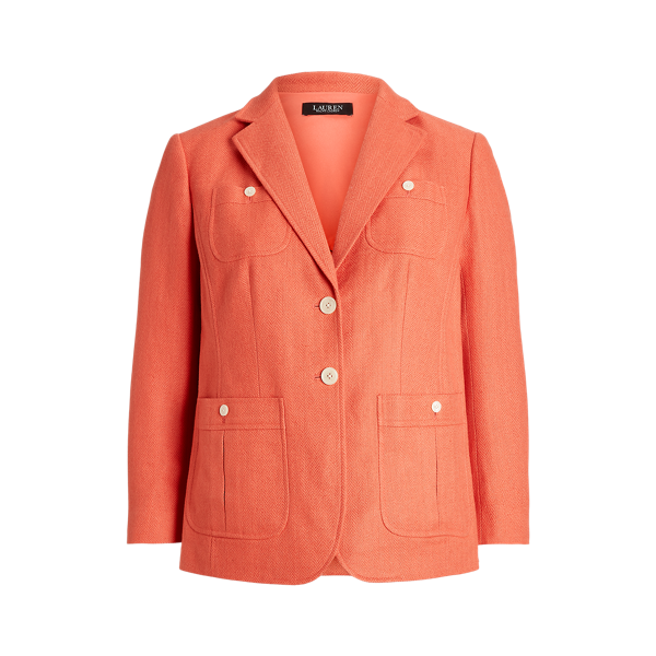 Plus Größen - Fischgrat-Blazer aus Leinenmischung | Ralph Lauren