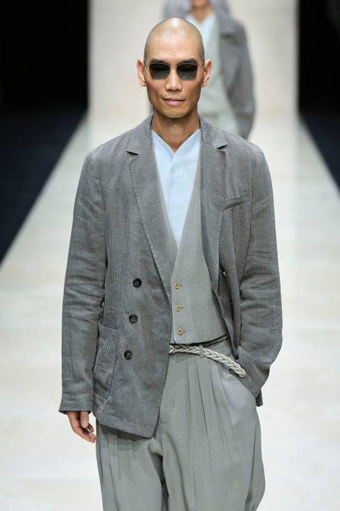 Giorgio Armani Menswear SS25 Look 4