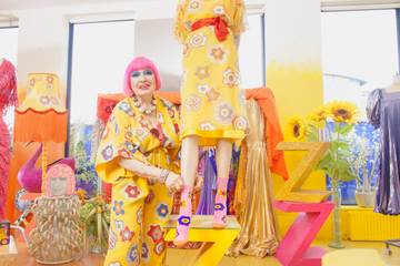 Zandra Rhodes collaborates with Happy Socks