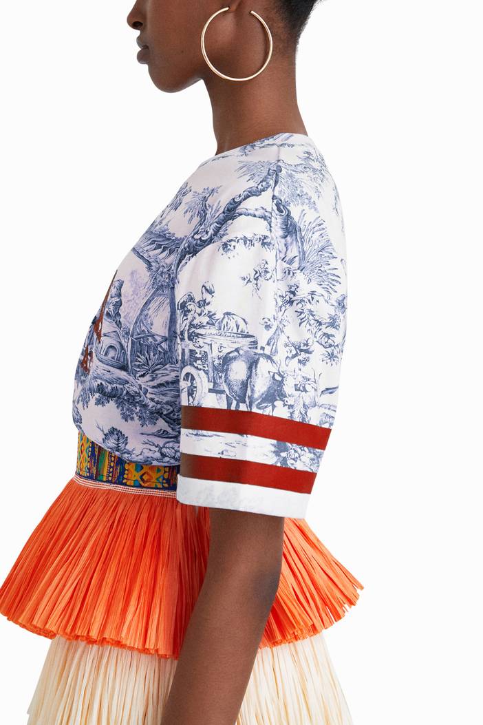 Stella Jean print T-shirt | Desigual