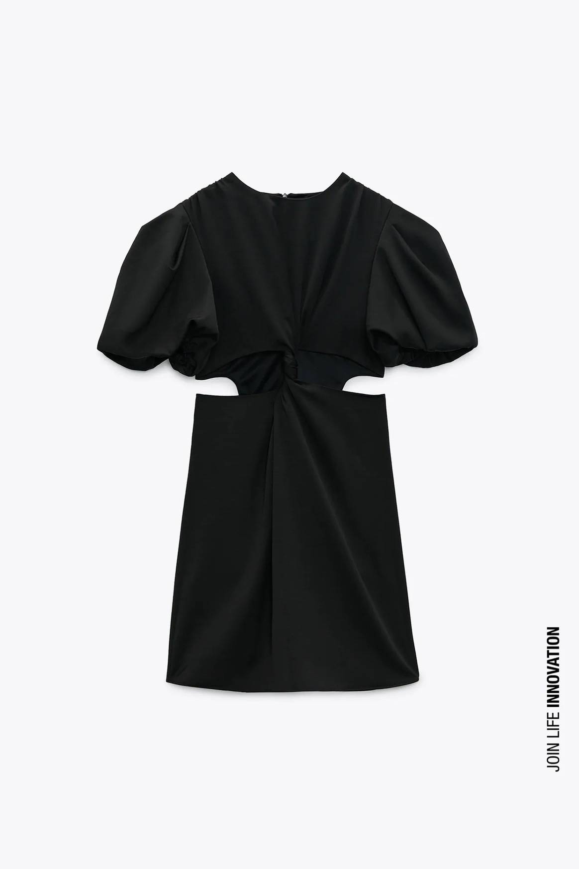 Photo Credits: LanzaTech x Zara, colección cápsula de vestidos hechos a partir de emisiones de dióxido de carbono. Zara, página oficial.