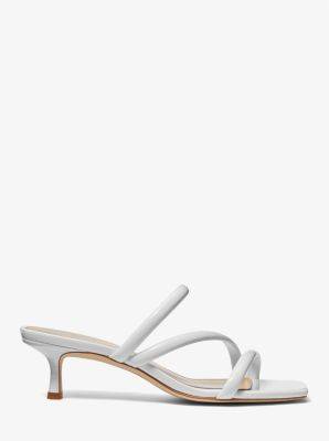 MK Celia Patent Kitten Sandal | Michael Kors