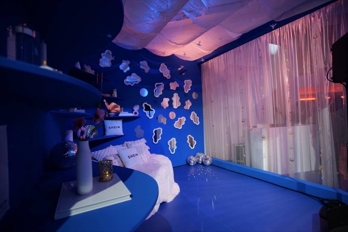 Pop-up store Shein à Paris, décembre 2023.
