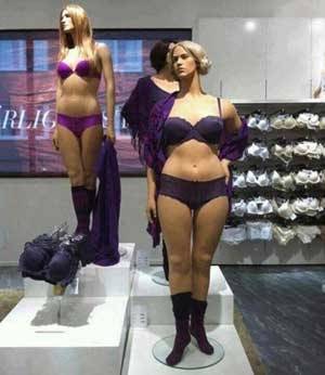 L’incroyable buzz du mannequin taille 40