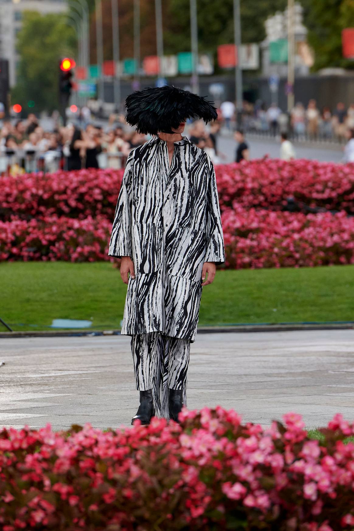 Desfile inaugural en la Puerta de Alcalá de Madrid es Moda, el sábado 7 de septiembre de 2024 en Madrid (España).