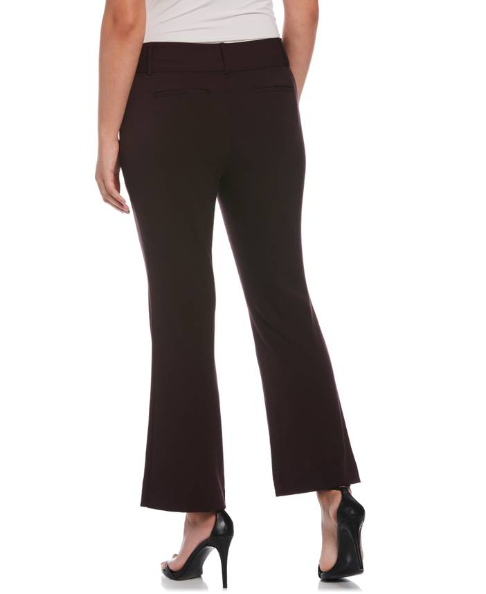 Women's Gabardine Bootcut Pants Short - Curvy Fit, Plus Size | Rafaella