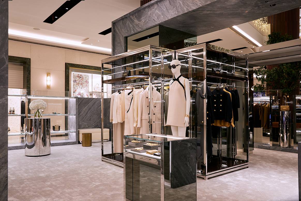 Tienda de Tom Ford en el interior del área comercial de la Galería Canalejas de Madrid (España).