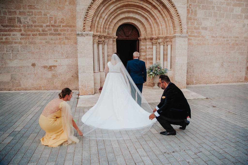 Vestido de novia diseñado por el modista vallisoletano.
