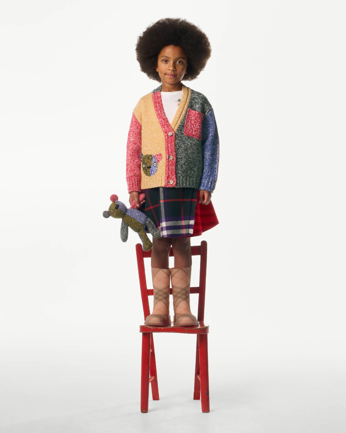 In Pictures Burberry unveils childrenswear collection made of surplus fabrics