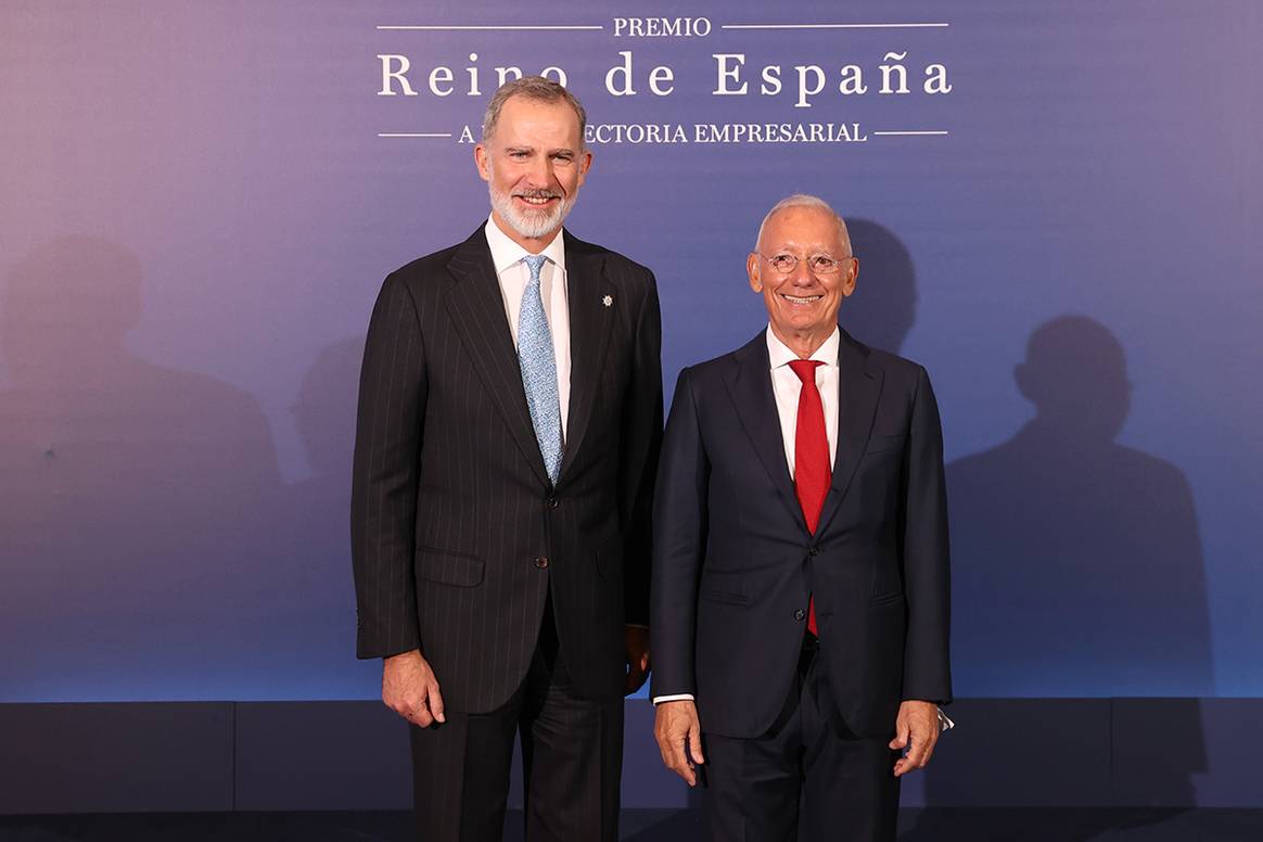 Ceremonia de entrega de la VIII edición del Premio Reino de España a la Trayectoria Empresarial.