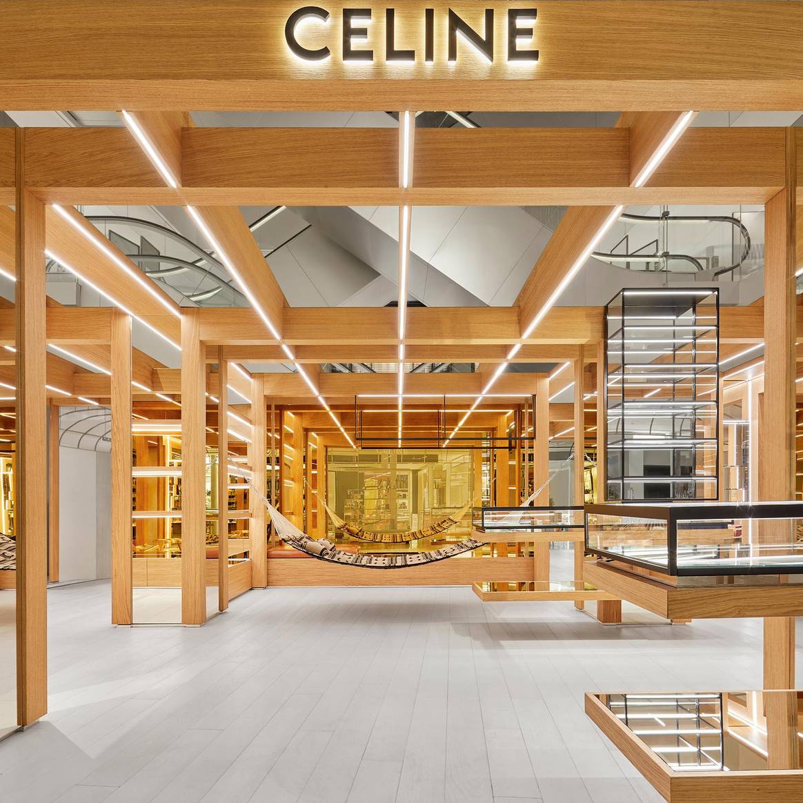 De Celine pop-up in het Samaritaine beautycentrum ter illustartie.