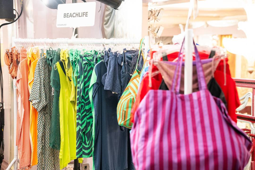 Swimwear at Wonderland trade show.