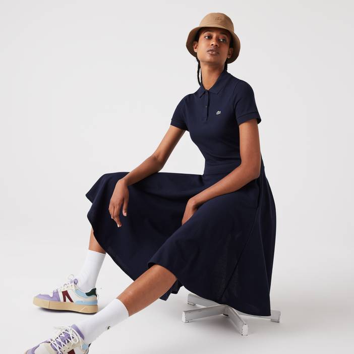 Damen Polokleid aus Baumwoll-Piqué | Lacoste
