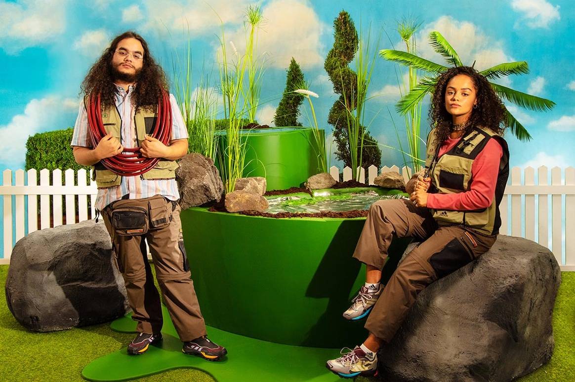 In pictures: Adidas launches gardening-themed collection