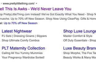 As Topshop launches on Asos, another website tries to divert its traffic 