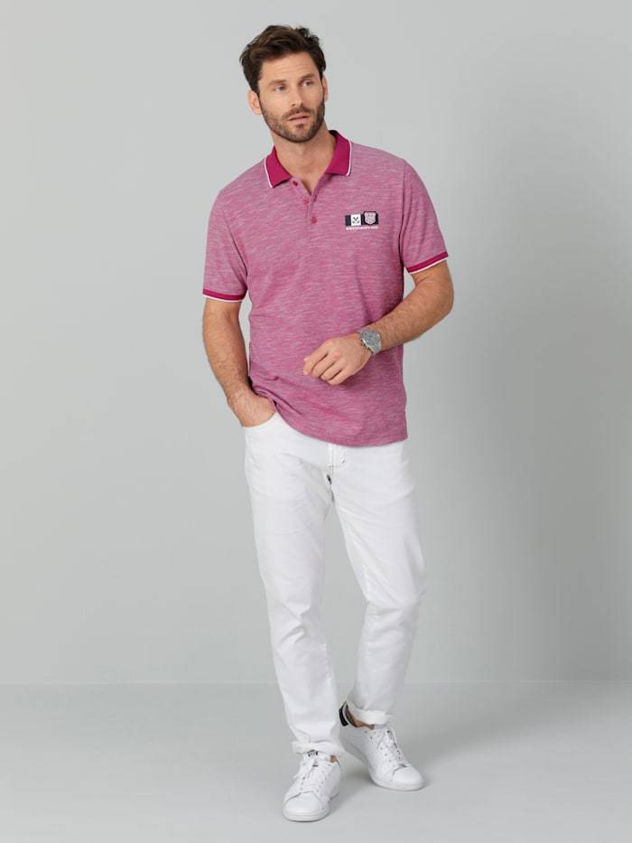 Poloshirt met gemêleerd effect BABISTA Berry | BABISTA