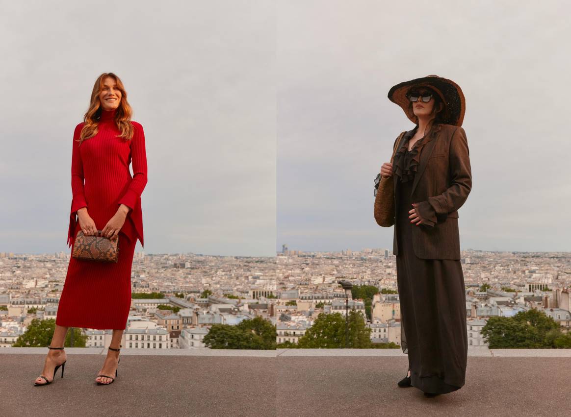 Carla Bruni Isabelle Adjani - Courtesy of Ami Paris