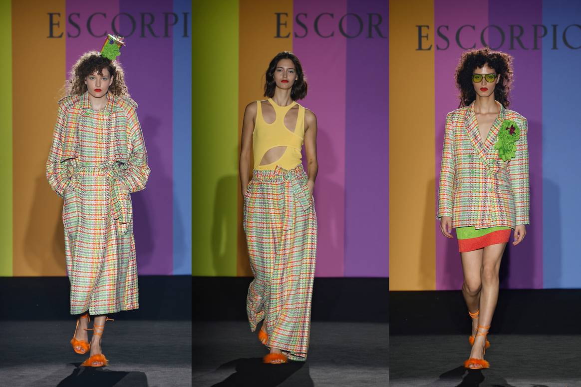 Imágenes de Escorpion SS23 en 080 Barcelona Fashion Week, por cortesía de la organización