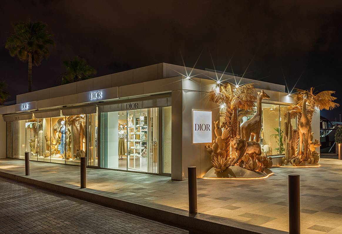 Tienda “resort” de Dior en Ibiza (España).