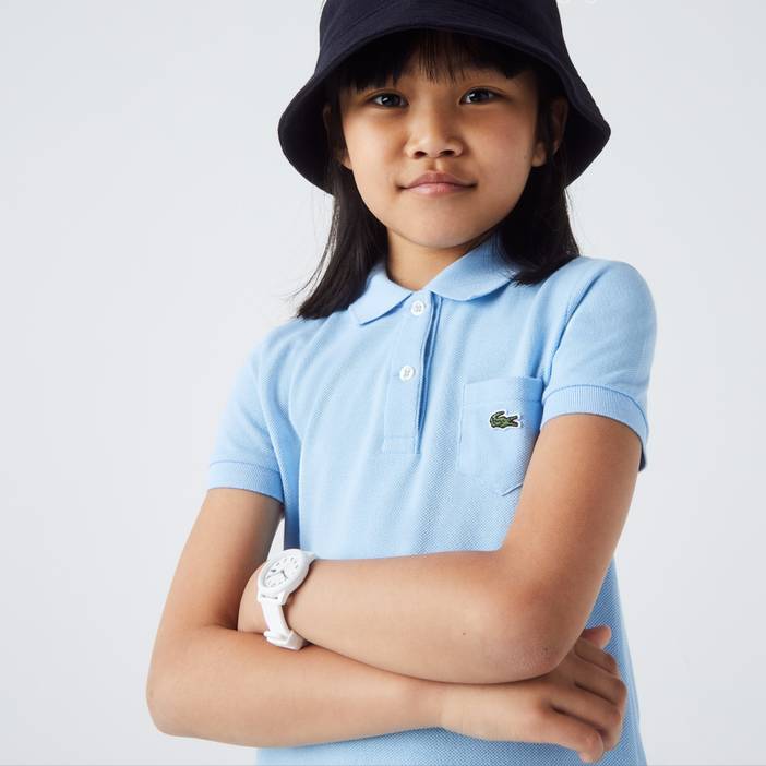 Mädchen Kleid im Polo-Style aus Baumwolle | Lacoste