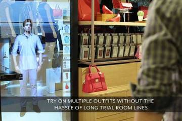 Cutting edge technology woo customers to brand stores