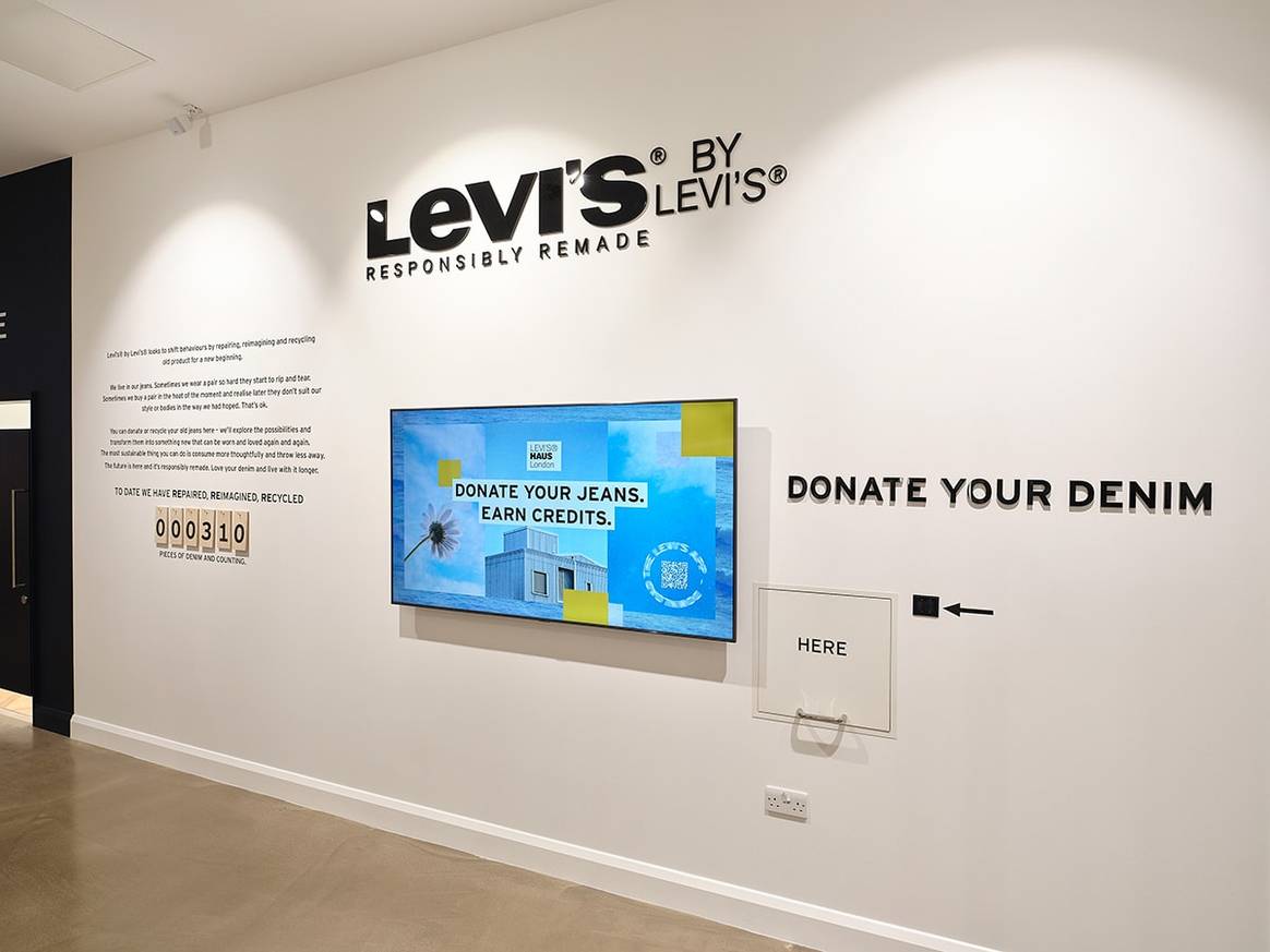 Levi’s opens circular-focused concept store in Soho London
