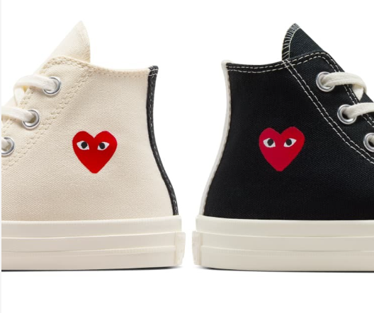Collab Play Comme des Garçons e Converse