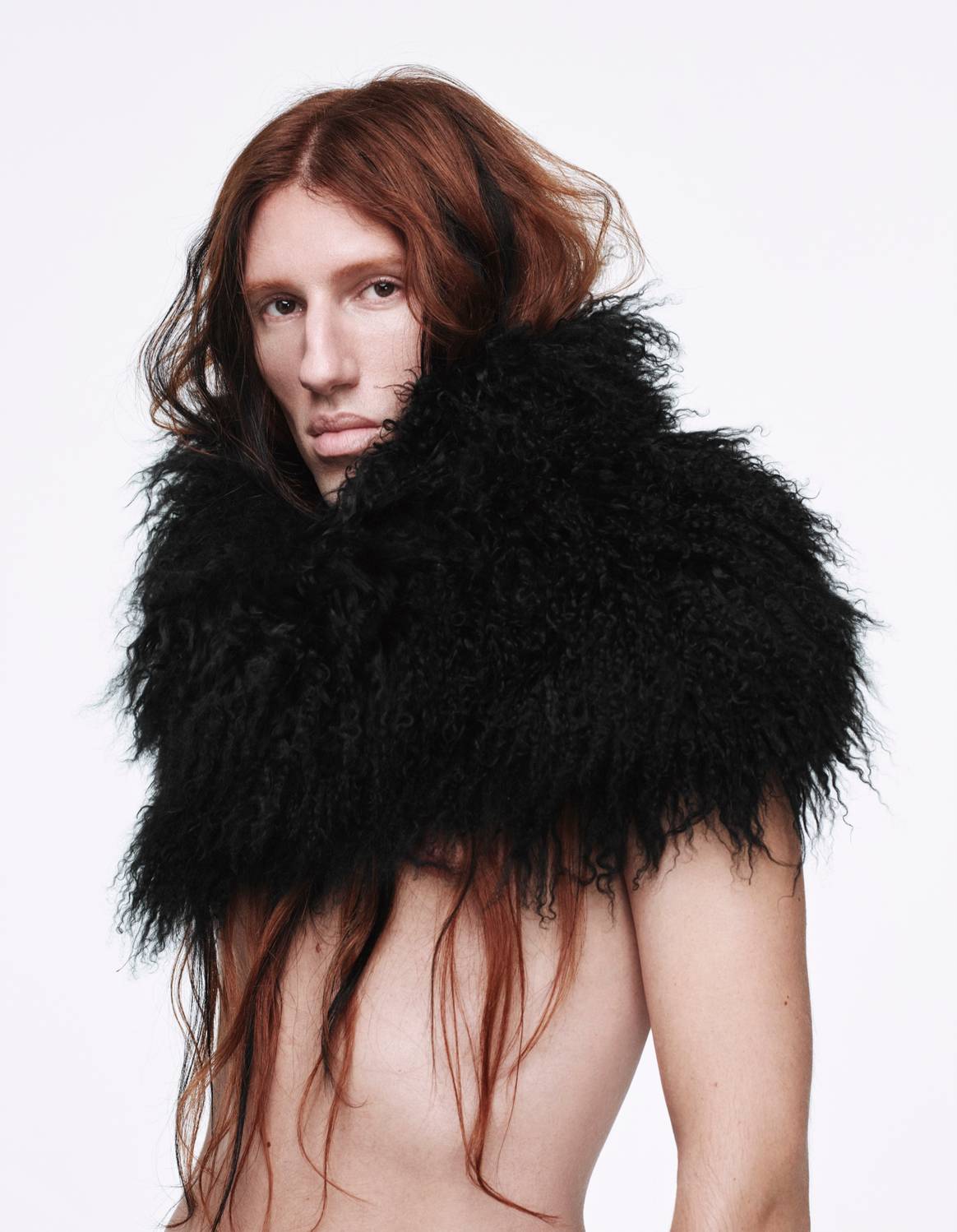 Image: Ludovic de Saint Sernin in archive Ann Demeulemeester. Photo by Willy Vanderperre, styling by Olivier Rizzo