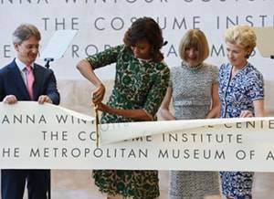 Obama weiht Anna Wintour Costume Center ein