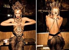 Beyonce wears Farah crown