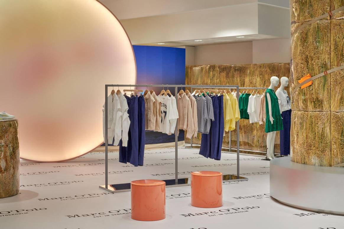 Pop-up Marc O'Polo aux Galeries Lafayette (via bam-works)