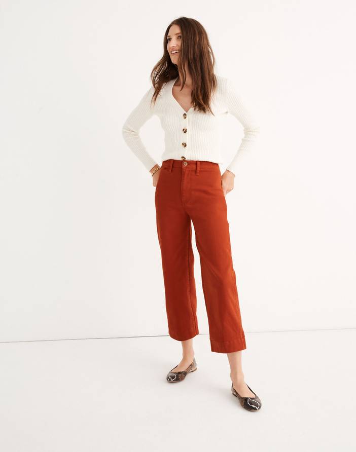 Slim Emmett Wide-Leg Crop Pants | Madewell