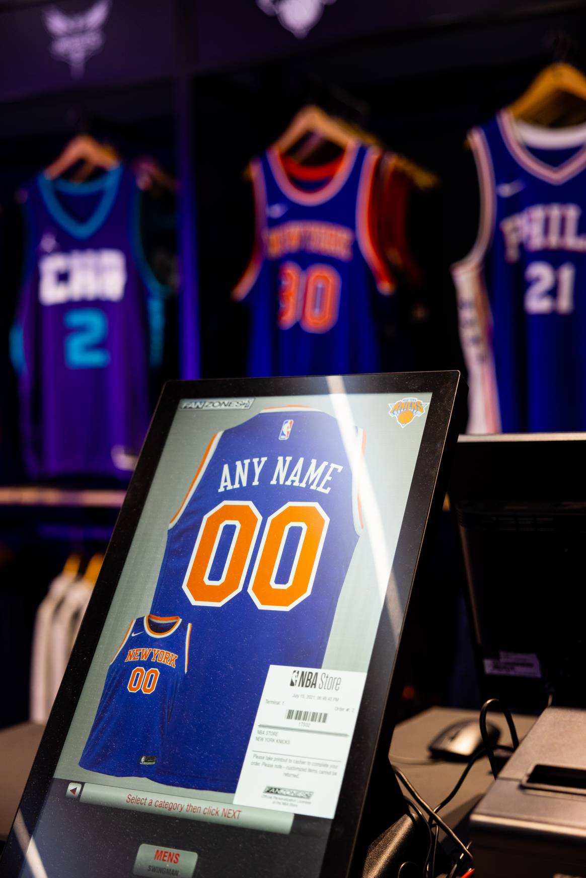 Image: courtesy of the NBA/Fanatics