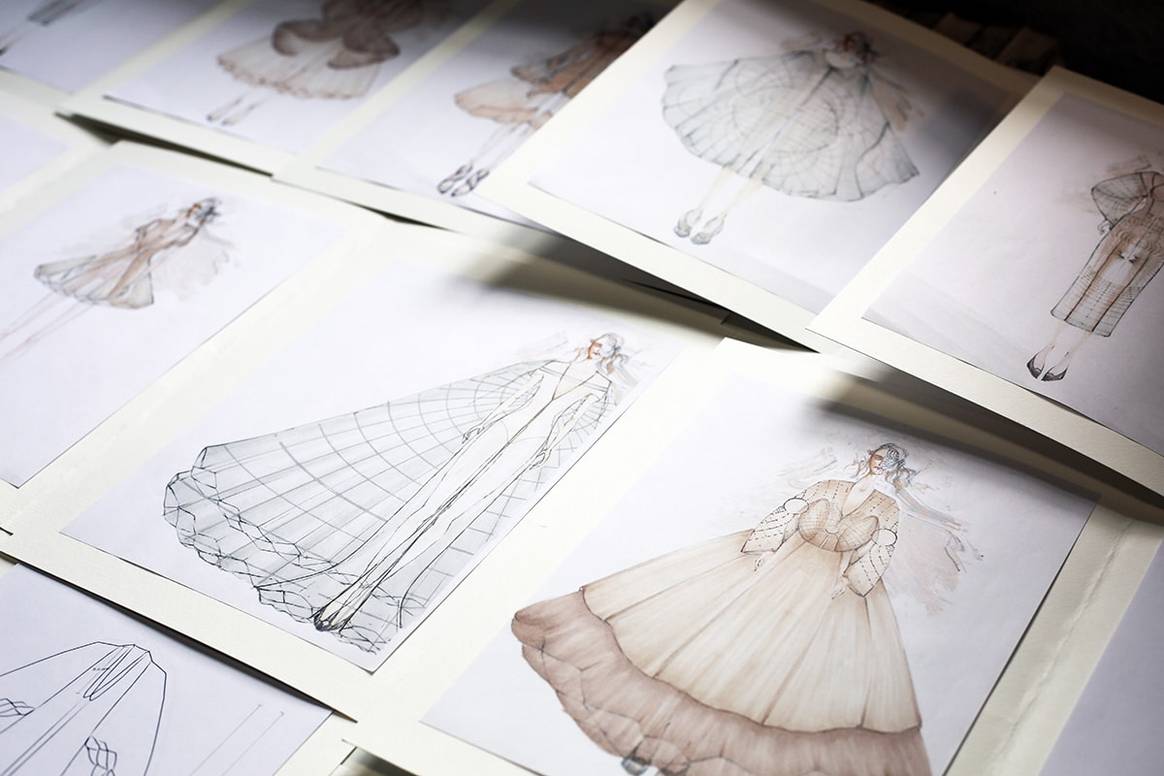 Accademia Costume & Moda students finalize collection of Valentino Industry Project