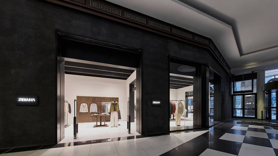 Zara Man's new flagship store in the Mail of Berlin